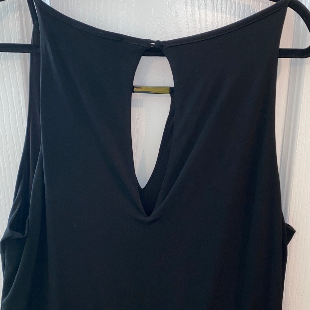 White House Black Market Black Keyhole Jumpsuit - Picture 5 of 7